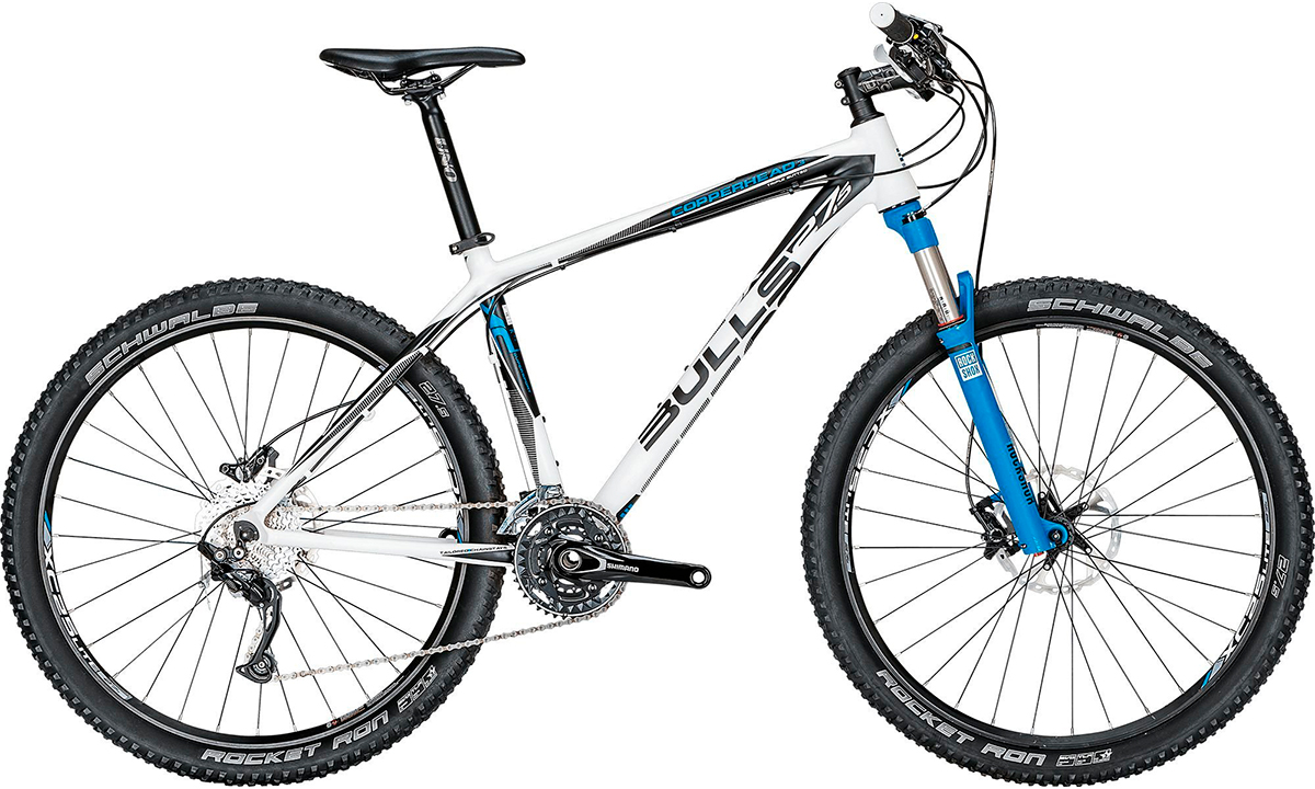 Велосипед Bulls Copperhead 3 27,5" (2014) 2014 Бело-синий